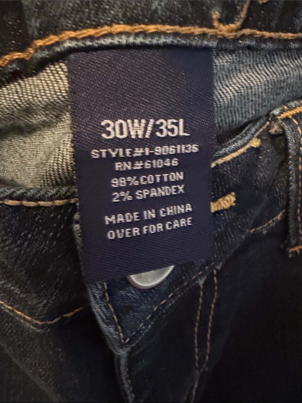 Vanity Dark Blue Bootcut Jeans - Picture 3 of 3